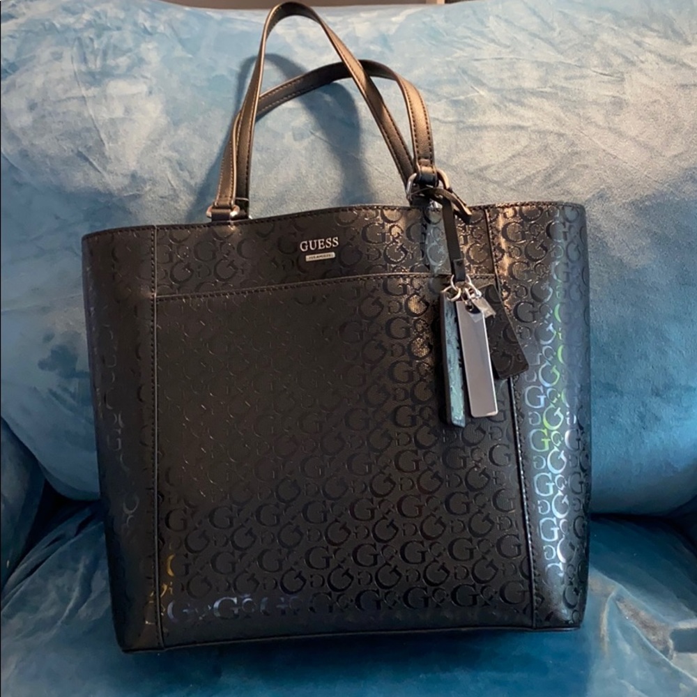Guess logo tote